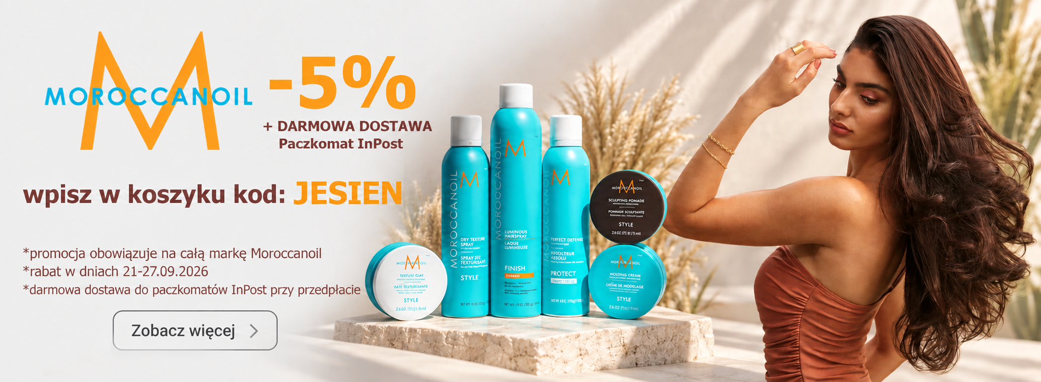 Moroccanoil -5% +DD wrzesień 2026 (21-27.09.2026)